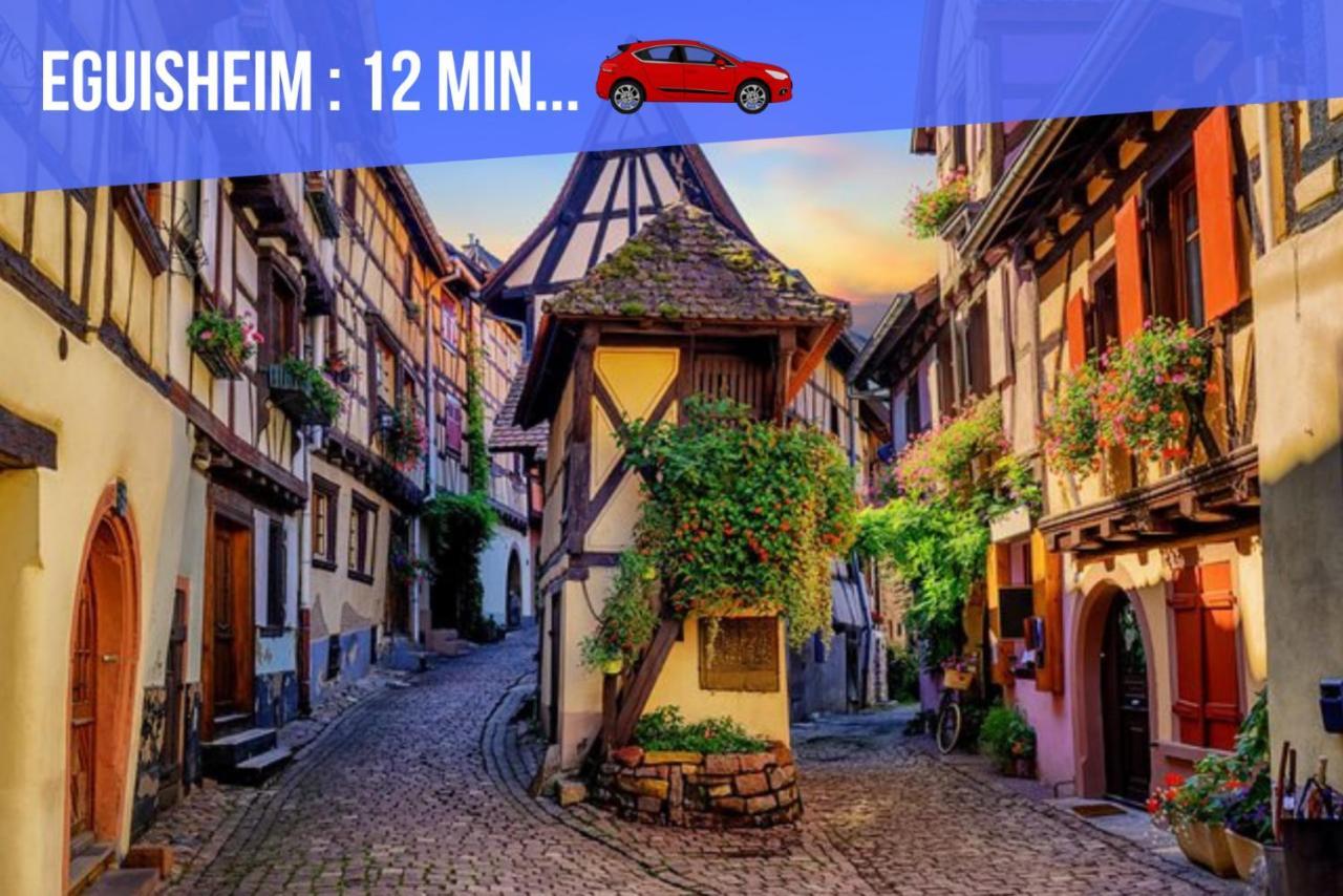 Le Red St Leon : Lit Queen Size * Wifi * Ideal Couple Colmar Ngoại thất bức ảnh